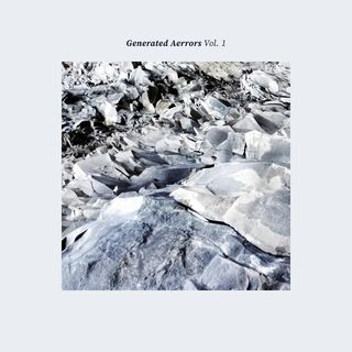 black, white and greyscale texture with white framing and "Generated Aerrors Vol 1" text on top